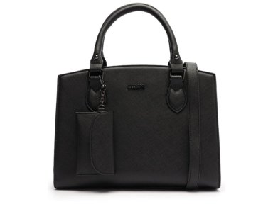 CARTERA MUJER ANACAPRI NEGRO DOS ASAS MEDIANA - 1