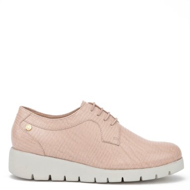 ZAPATO DE CUERO MUJER GACEL NUDE MERCEDES - 1