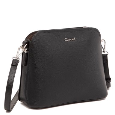 CARTERA MUJER GACEL NEGRO BANDOLERA GRANDE - 4