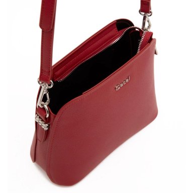CARTERA MUJER GACEL ROJO BANDOLERA GRANDE - 5