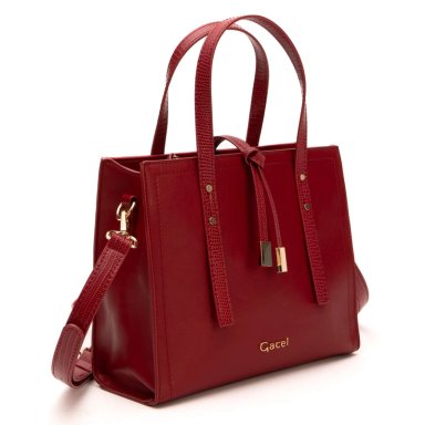 CARTERA MUJER GACEL ROJO DOS ASAS PEQUEÑA - 4