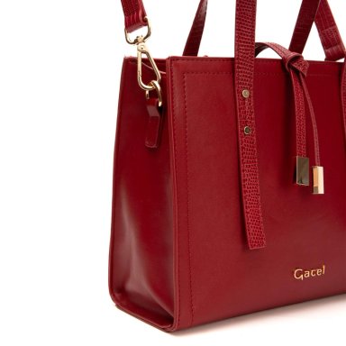 CARTERA MUJER GACEL ROJO DOS ASAS PEQUEÑA - 5