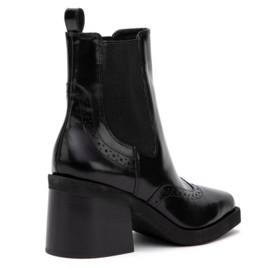 BOTIN DE CUERO MUJER GACEL NEGRO DARCY - 5