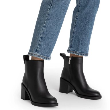 BOTIN DE CUERO MUJER GACEL NEGRO UGA - 2