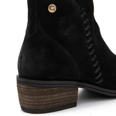 BOTIN DE CUERO MUJER GACEL NEGRO GINA - 4