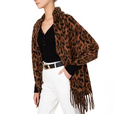 PAÑUELO MUJER GACEL LEOPARDO GRANDE - 2