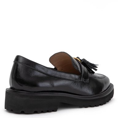 MOCASIN DE CUERO MUJER GACEL NEGRO AILEEN - 5