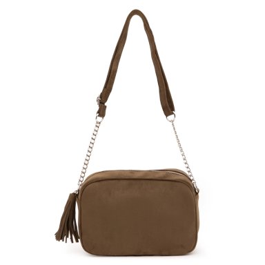 CARTERA MUJER GACEL OLIVO BANDOLERA GRANDE - 2