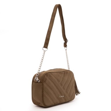 CARTERA MUJER GACEL OLIVO BANDOLERA GRANDE - 3