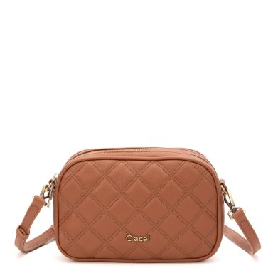 CARTERA MUJER GACEL TOSTADO BANDOLERA GRANDE - 2