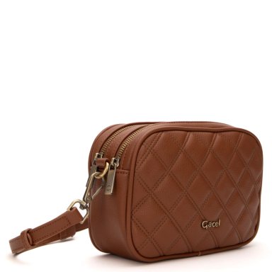 CARTERA MUJER GACEL TOSTADO BANDOLERA GRANDE - 3