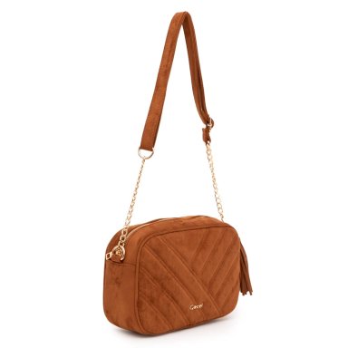 CARTERA MUJER GACEL TOSTADO BANDOLERA GRANDE - 3
