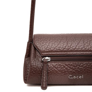 CARTERA MUJER GACEL CHOCOLATE BANDOLERA PEQUEÑA - 4