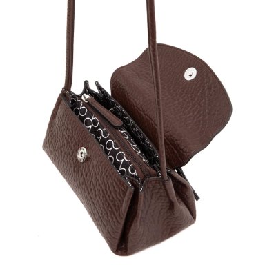 CARTERA MUJER GACEL CHOCOLATE BANDOLERA PEQUEÑA - 5