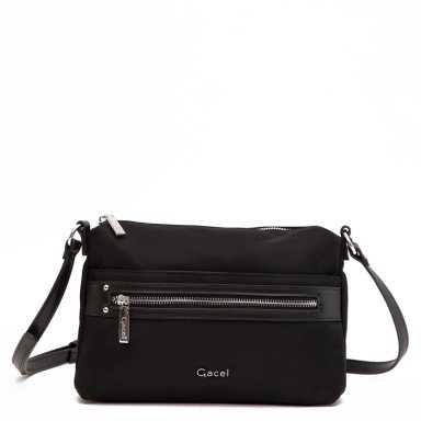 CARTERA MUJER GACEL NEGRO BANDOLERA GRANDE - 1