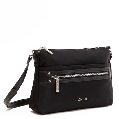 CARTERA MUJER GACEL NEGRO BANDOLERA GRANDE - 4