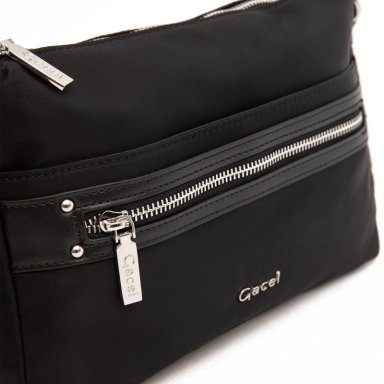 CARTERA MUJER GACEL NEGRO BANDOLERA GRANDE - 5