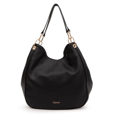 CARTERA MUJER GACEL NEGRO DOS ASAS GRANDE - 1