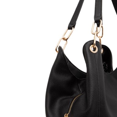 CARTERA MUJER GACEL NEGRO DOS ASAS GRANDE - 4