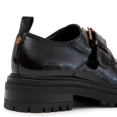 ZAPATO DE CUERO MUJER GACEL NEGRO TIMOTHY - 4