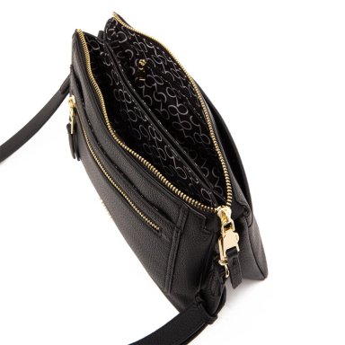 CARTERA MUJER GACEL NEGRO BANDOLERA GRANDE - 5