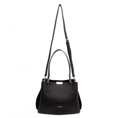 CARTERA MUJER GACEL NEGRO DOS ASAS GRANDE - 1