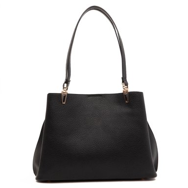 CARTERA MUJER GACEL NEGRO DOS ASAS GRANDE - 4