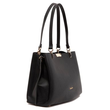 CARTERA MUJER GACEL NEGRO DOS ASAS GRANDE - 5