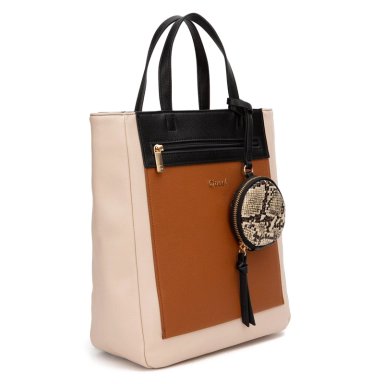 MOCHILA MUJER GACEL TAUPE GRANDE - 3