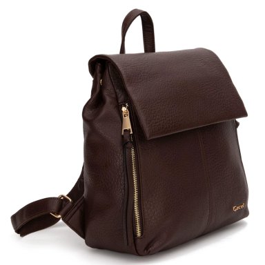 MOCHILA MUJER GACEL CHOCOLATE PEQUEÑA - 3