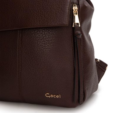 MOCHILA MUJER GACEL CHOCOLATE PEQUEÑA - 4