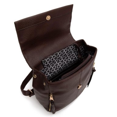 MOCHILA MUJER GACEL CHOCOLATE PEQUEÑA - 5