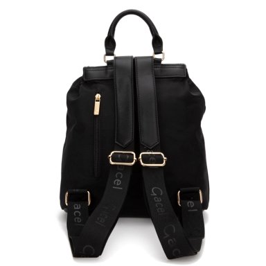 MOCHILA MUJER GACEL NEGRO PEQUEÑA - 3