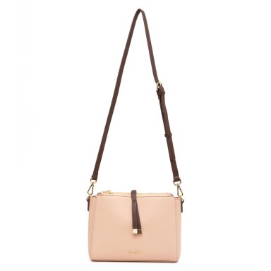 CARTERA MUJER GACEL OFF WHITE BANDOLERA GRANDE - 1