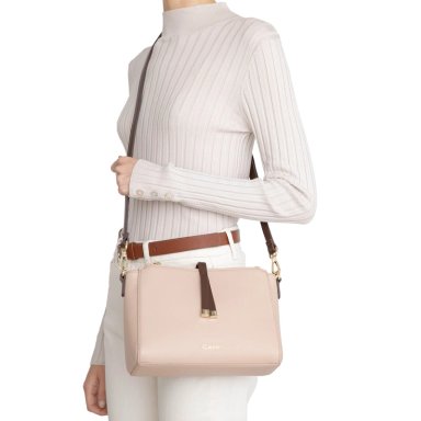 CARTERA MUJER GACEL OFF WHITE BANDOLERA GRANDE - 2
