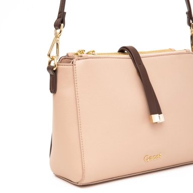 CARTERA MUJER GACEL OFF WHITE BANDOLERA GRANDE - 5
