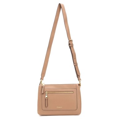 CARTERA MUJER GACEL TAUPE BANDOLERA GRANDE - 1