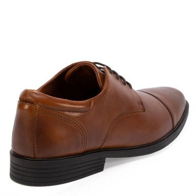 ZAPATO DE CUERO HOMBRE GUANTE DARK CAMEL LIGURIA - 5