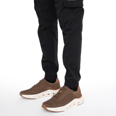 ZAPATO DE CUERO HOMBRE GUANTE TAUPE DAMASCO - 2