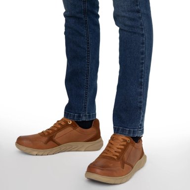 ZAPATO DE CUERO HOMBRE GUANTE TOSTADO MUMBAI - 2