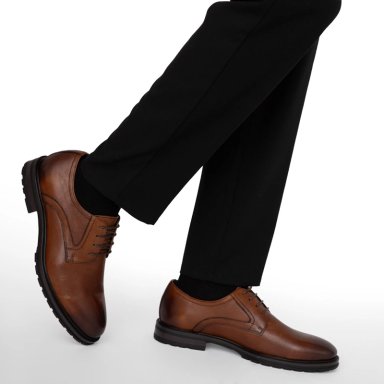 ZAPATO DE CUERO HOMBRE GUANTE BRANDY SOLLER - 2