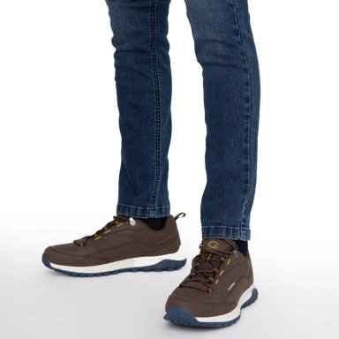 ZAPATILLA OUTDOOR DE CUERO HOMBRE GUANTE CHOCOLATE LLAY-LLAY - 2