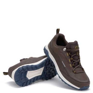 ZAPATILLA OUTDOOR DE CUERO HOMBRE GUANTE CHOCOLATE LLAY-LLAY - 4