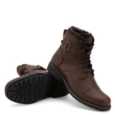 BOTIN DE CUERO HOMBRE GUANTE CHOCOLATE LANCASTER - 4