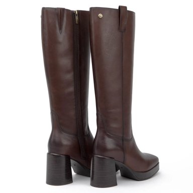 BOTA DE CUERO MUJER GACEL CHOCOLATE BRIONA - 5