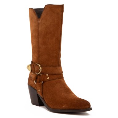 BOTA DE CUERO MUJER GACEL TOSTADO RAIN - 3