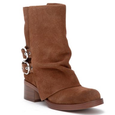 BOTIN DE CUERO MUJER GACEL TOSTADO SABINE - 3
