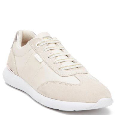 ZAPATILLA DE CUERO MUJER GACEL BEIGE STEFFY - 3