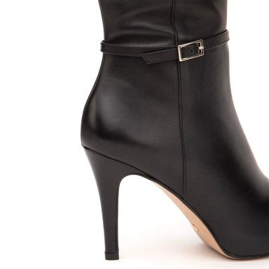 BOTA DE CUERO MUJER GACEL NEGRO OLGA - 4