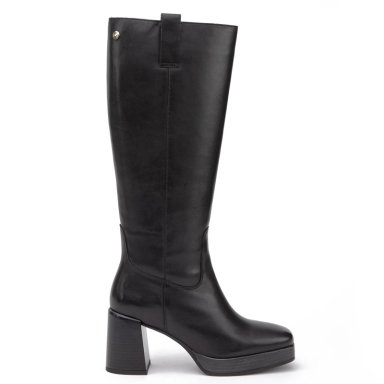 BOTA DE CUERO MUJER GACEL NEGRO BRIONA - 1